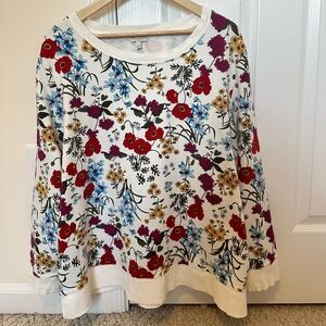 Talbots Floral Top